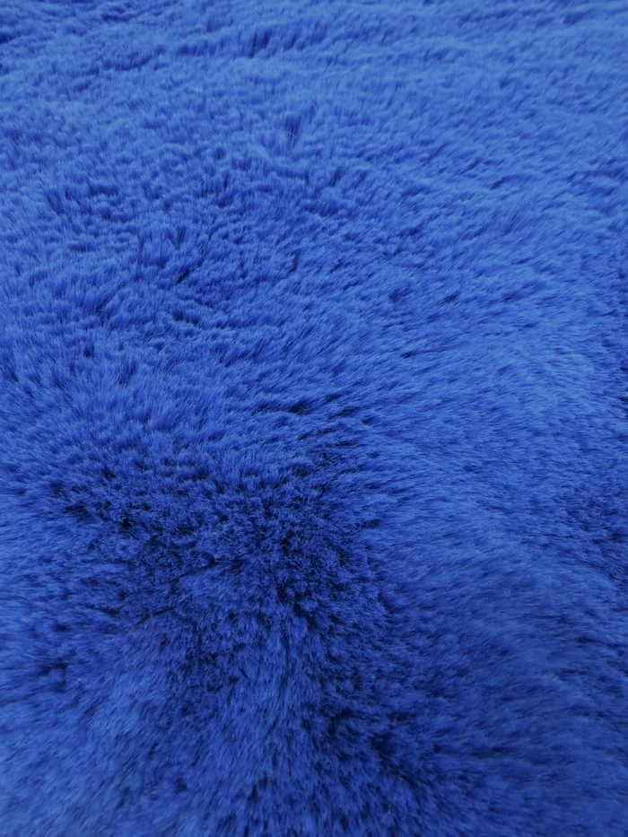 30 Yard Roll of Arctic Rabbit Minky / Black - Image 3