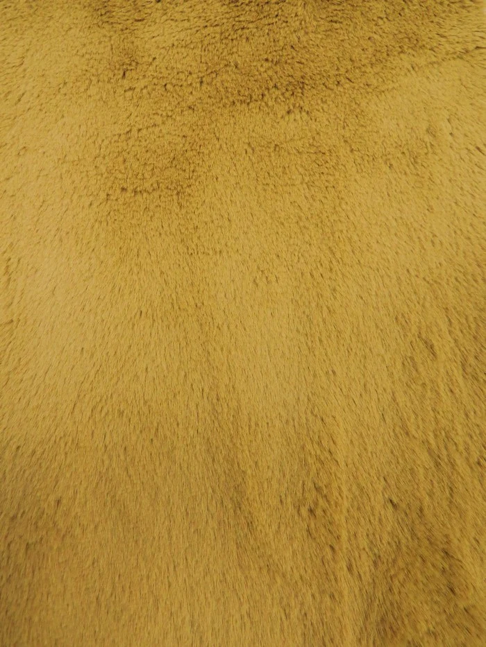 30 Yard Roll of Arctic Rabbit Minky / Camel - Image 2