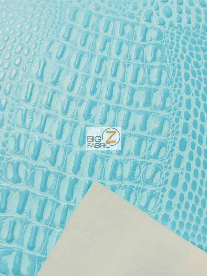 Crocodile Marine Vinyl Fabric - Auto/Boat - Upholstery Fabric / Bubble Gum / By The Roll - 30 Yards - Image 5