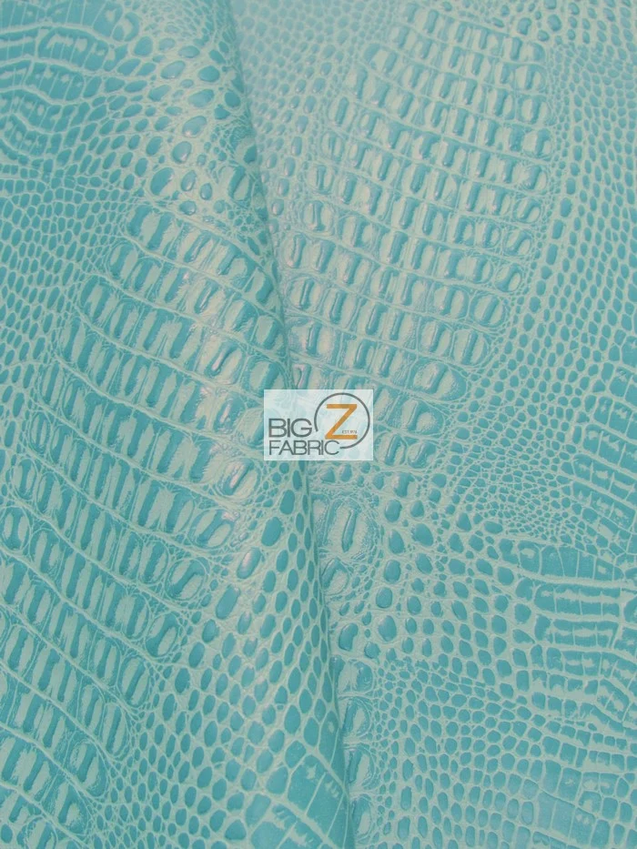 Crocodile Marine Vinyl Fabric - Auto/Boat - Upholstery Fabric / White / By The Roll - 30 Yards - Image 6
