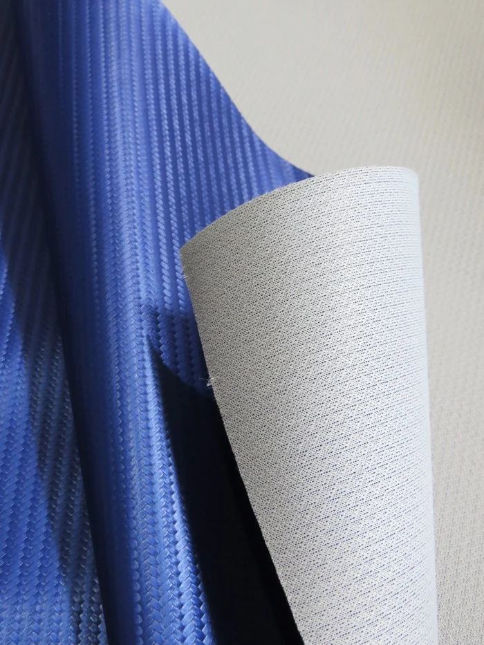 Red Carbon Fiber Marine Vinyl Fabric - Image 4