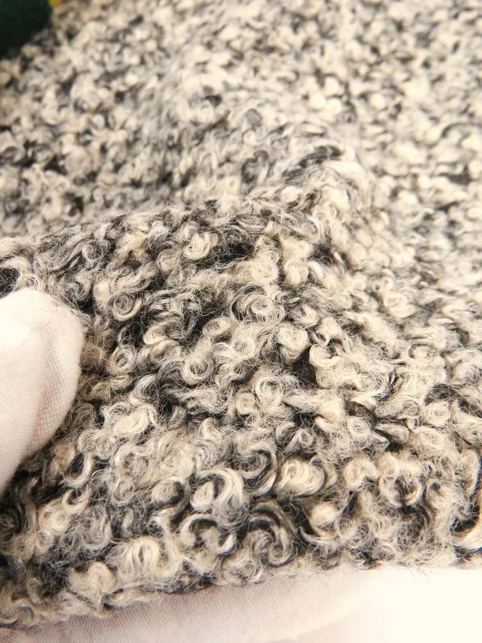 Charcoal / Sherpa Teddy Knit - Image 2