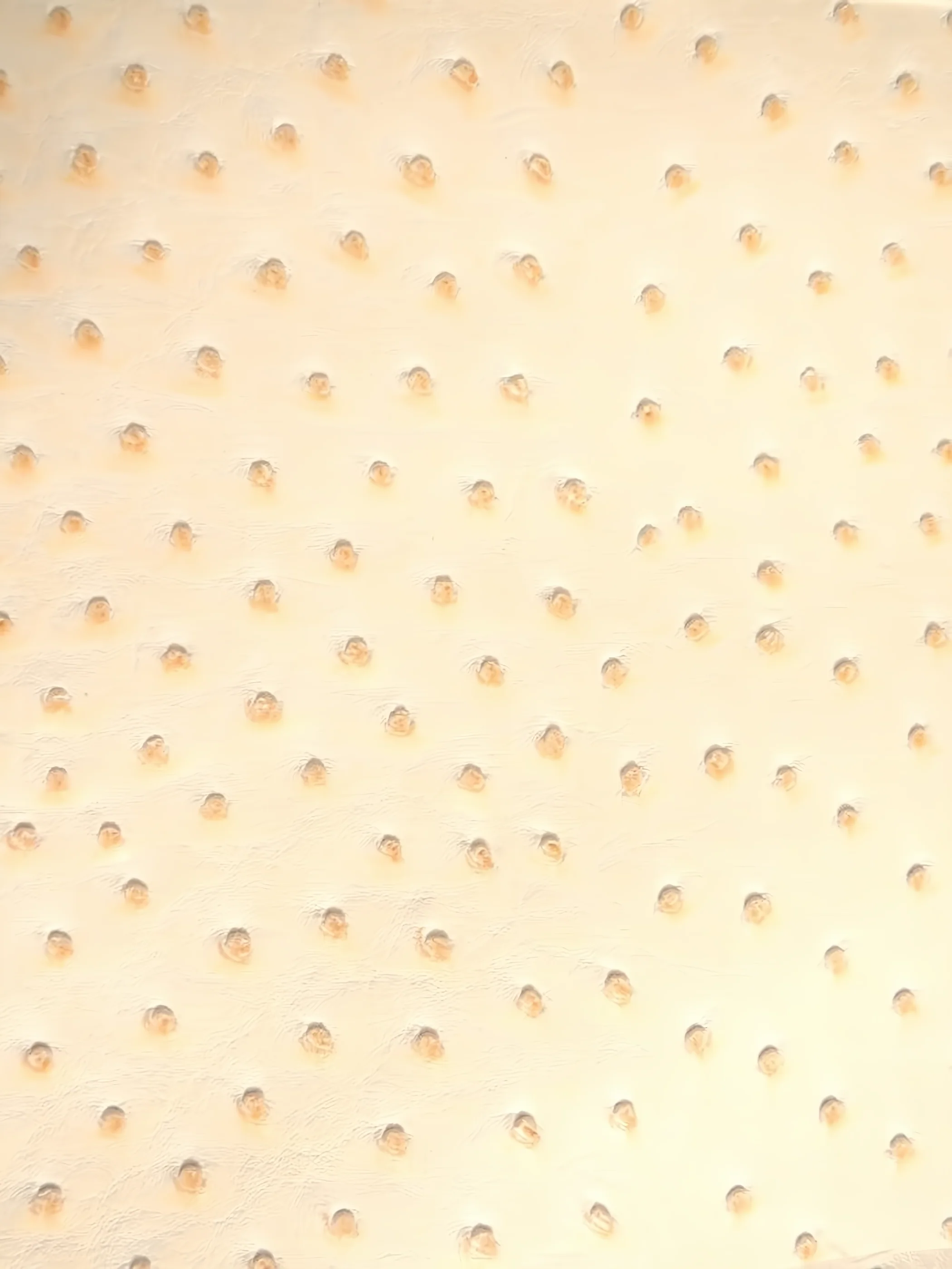 Cream Classic Ostrich Upholstery Vinyl Fabric / By The Roll - 30 Yards