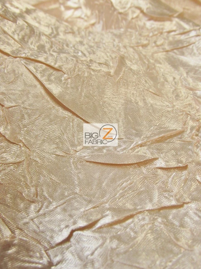 Crushed Satin Fabric / Teal / Sold By The Yard Closeout!!! - Image 4