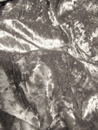 Crushed Stretch Velvet Costume Fabric / Emerald / Sold By The Yard - Image 2