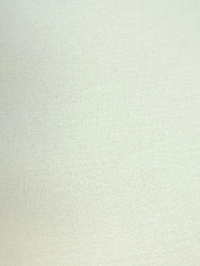 Distress Imitation Linen Fabric / Off-White / Sold By The Yard - Image 2