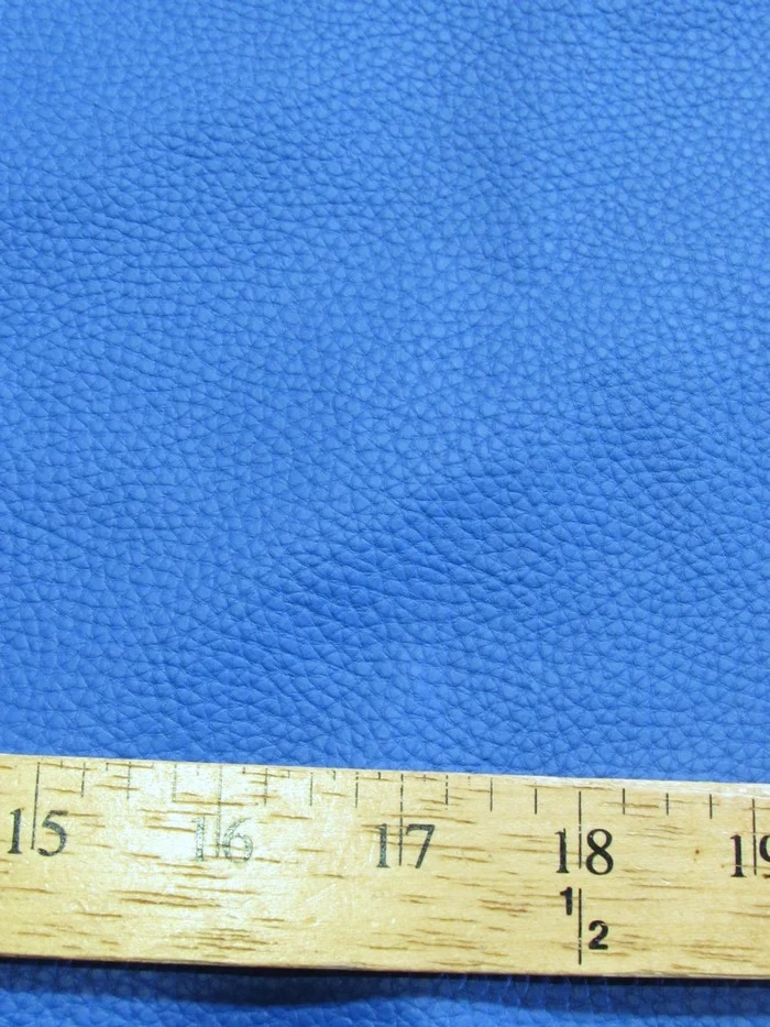 Vinyl Faux Fake Leather Pleather Grain Champion PVC Fabric / Royal - Image 2