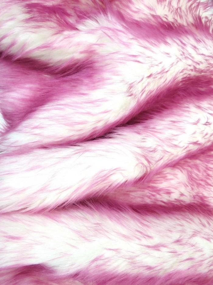 Dusty Rose Candy Shag Fabric / Sold By The Yard