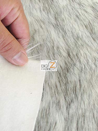 Wolf Animal Long Pile Faux Fur Fabric / Sold By The Yard - Image 87