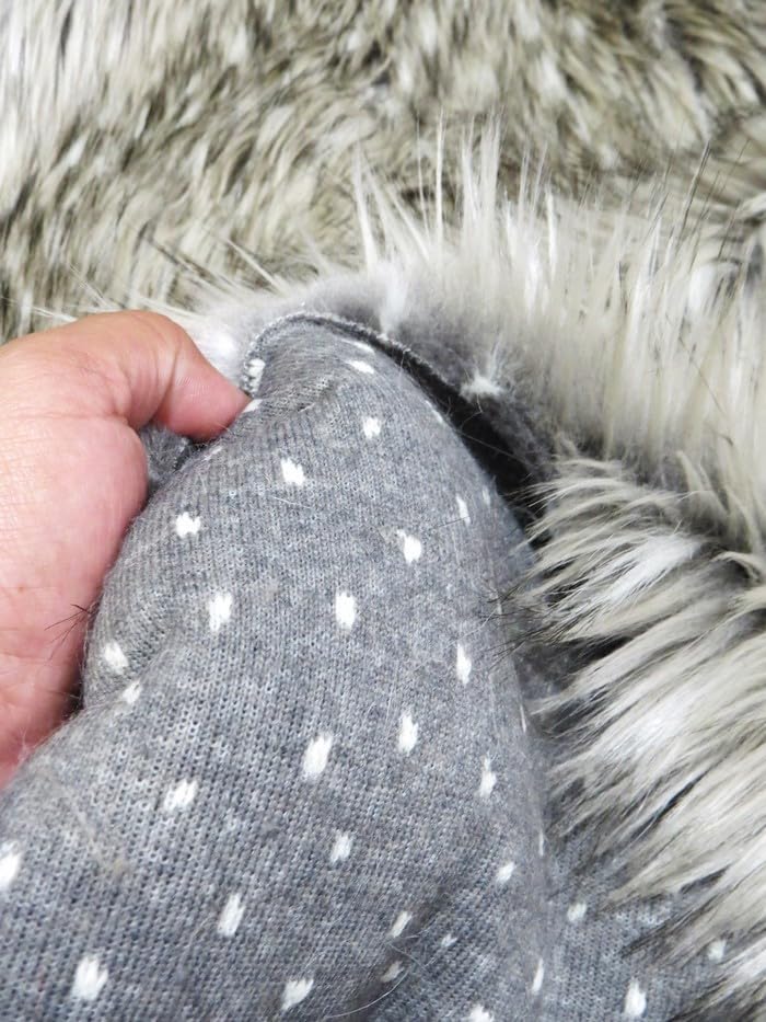 Wolf Animal Long Pile Faux Fur Fabric / Sold By The Yard - Image 32