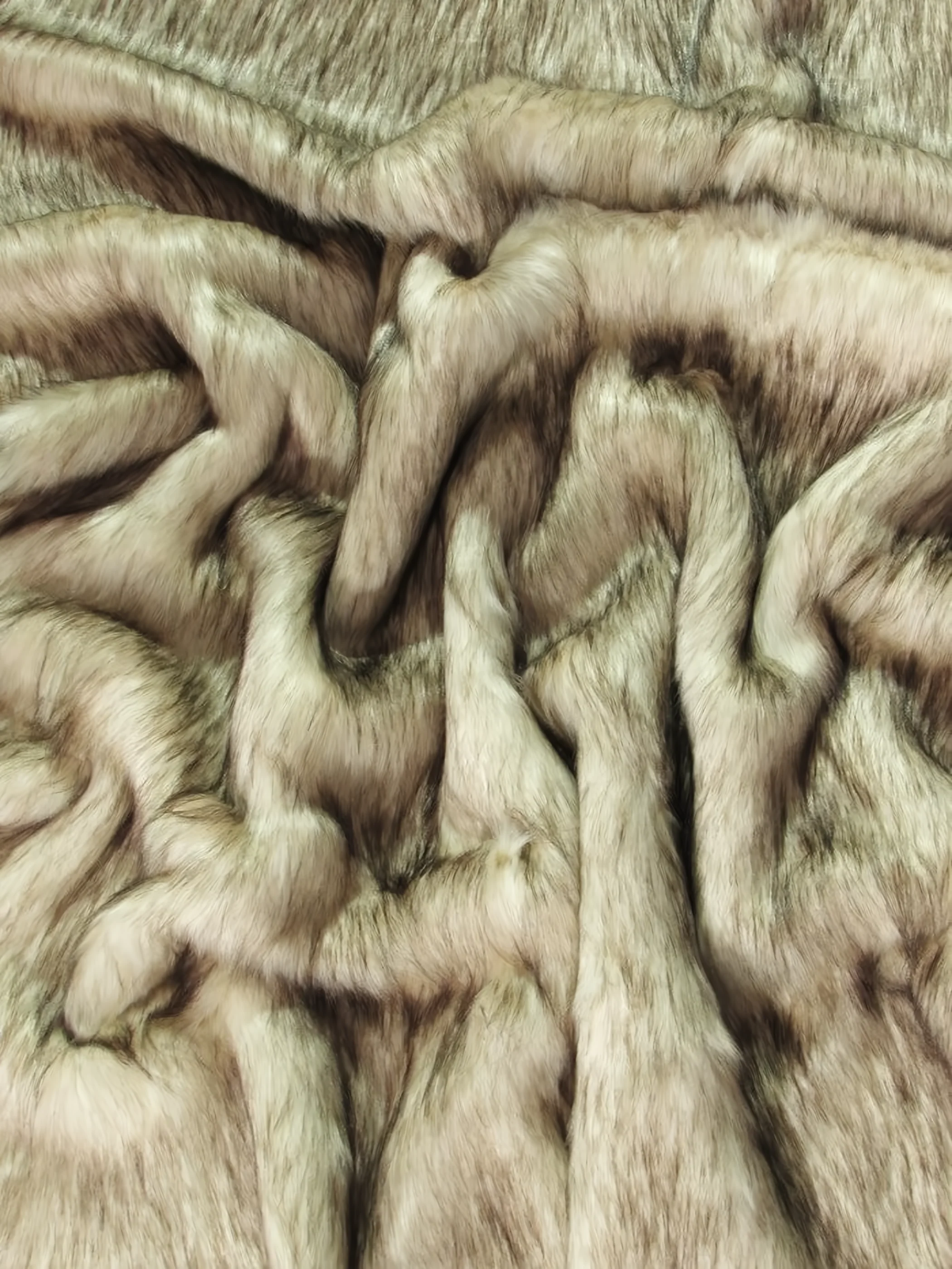 Wolf Animal Long Pile Faux Fur Fabric / Sold By The Yard - Image 45
