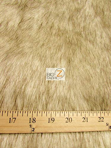 Wolf Animal Long Pile Faux Fur Fabric / Sold By The Yard - Image 46