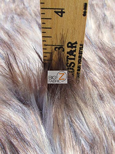 Wolf Animal Long Pile Faux Fur Fabric / Sold By The Yard - Image 37