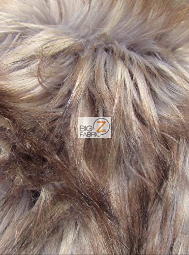 Wolf Animal Long Pile Faux Fur Fabric / Sold By The Yard - Image 38