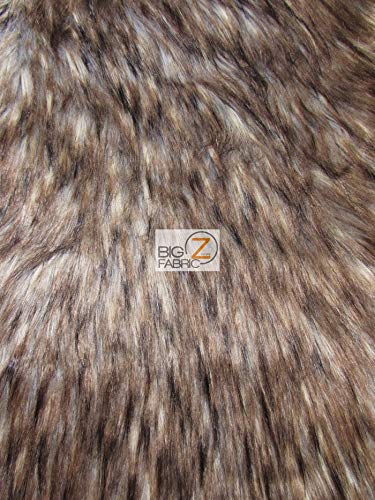 Wolf Animal Long Pile Faux Fur Fabric / Sold By The Yard - Image 40
