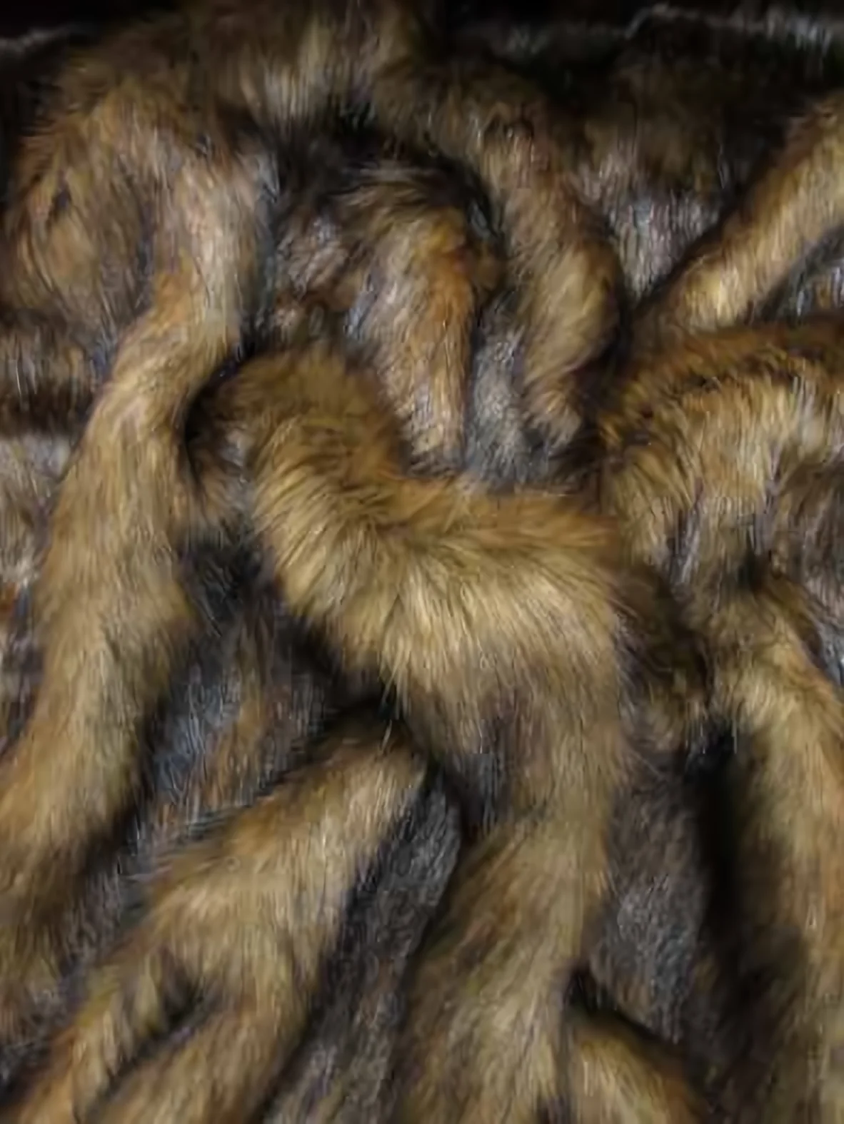 Wolf Animal Long Pile Faux Fur Fabric / Sold By The Yard - Image 33
