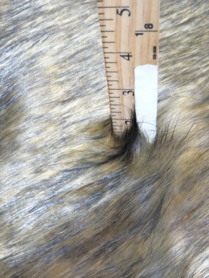 Wolf Animal Long Pile Faux Fur Fabric / Sold By The Yard - Image 34