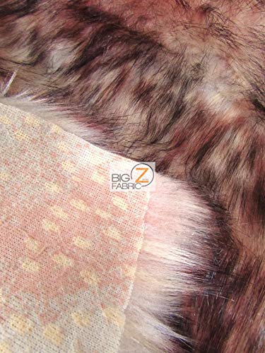 Wolf Animal Long Pile Faux Fur Fabric / Sold By The Yard - Image 44