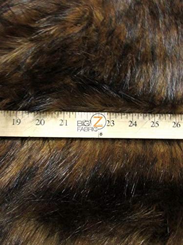 Wolf Animal Long Pile Faux Fur Fabric / Sold By The Yard - Image 59