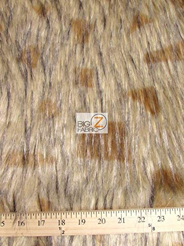 Wolf Animal Long Pile Faux Fur Fabric / Sold By The Yard - Image 68