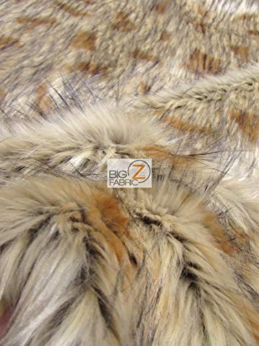 Wolf Animal Long Pile Faux Fur Fabric / Sold By The Yard - Image 69