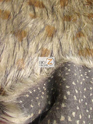 Wolf Animal Long Pile Faux Fur Fabric / Sold By The Yard - Image 70