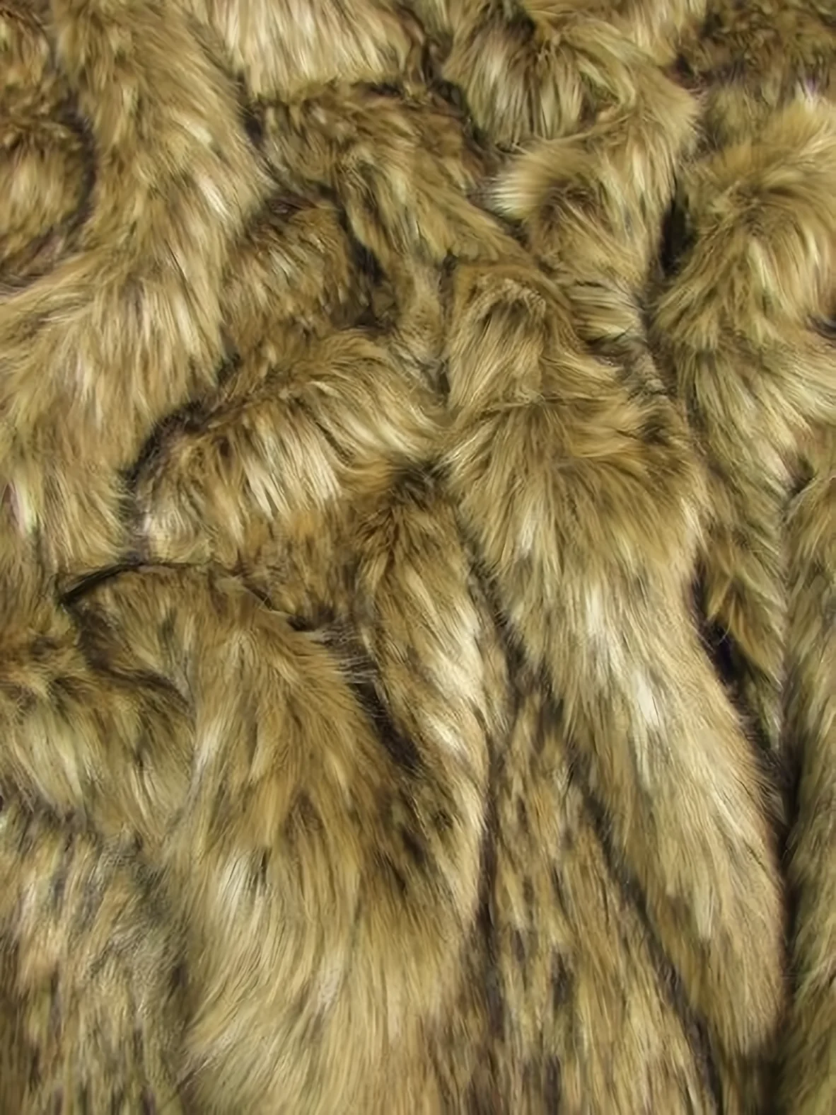 Wolf Animal Long Pile Faux Fur Fabric / Sold By The Yard - Image 19