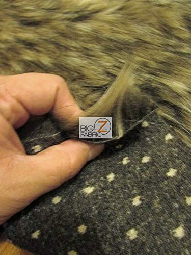 Wolf Animal Long Pile Faux Fur Fabric / Sold By The Yard - Image 21