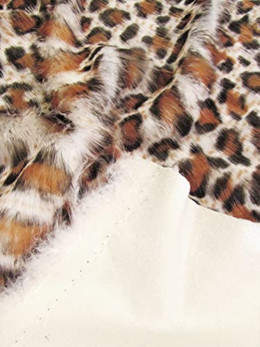 Lynx Cat Animal Short Pile Coat Costume Faux Fur Fabric / Sold By The Yard - Image 22