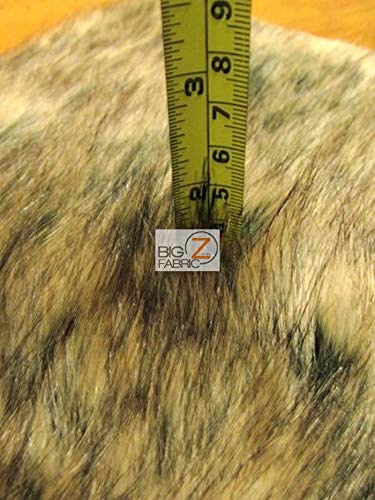 Wolf Animal Long Pile Faux Fur Fabric / Sold By The Yard - Image 50