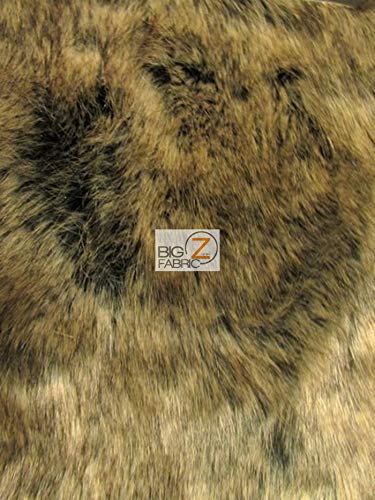 Wolf Animal Long Pile Faux Fur Fabric / Sold By The Yard - Image 51