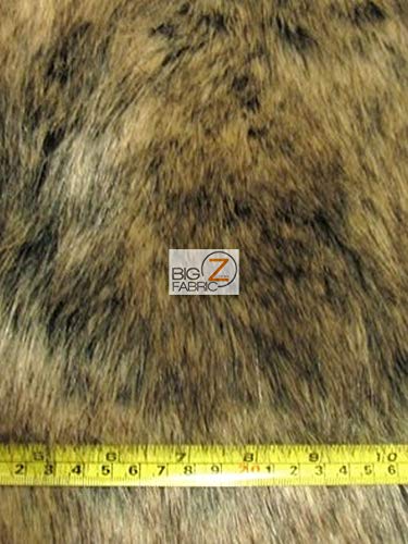 Wolf Animal Long Pile Faux Fur Fabric / Sold By The Yard - Image 52