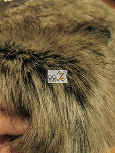 Wolf Animal Long Pile Faux Fur Fabric / Sold By The Yard - Image 53