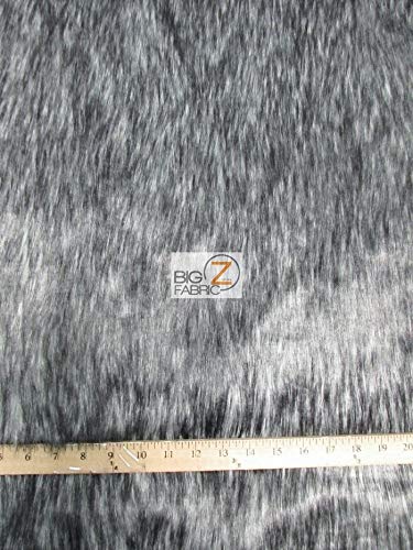 Arctic Alaskan Husky Long Pile Faux Fur Fabric / Sold By The Yard - Image 6