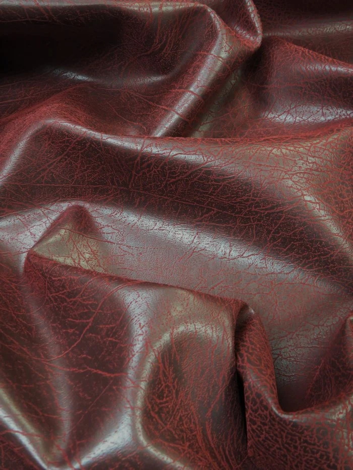 Fire Brick Distressed Velvet Flocking Vinyl / 30 Yard Roll - Image 2