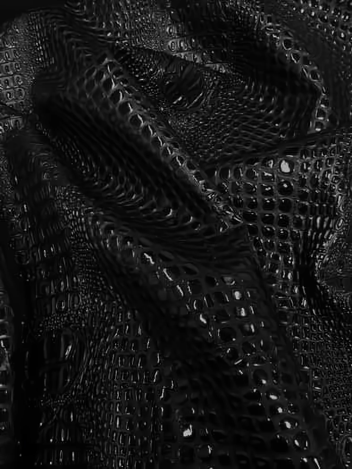 Honey Caramel Florida Gator 3D Embossed Vinyl Fabric / Sold By The Yard - Image 10