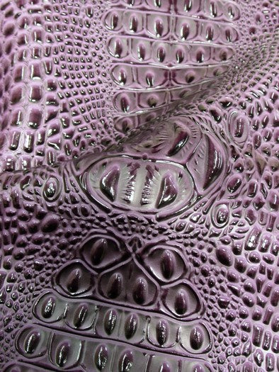 Florida Gator 3D Embossed Vinyl Fabric / Bubble Gum / By The Roll - 30 Yards - Image 6