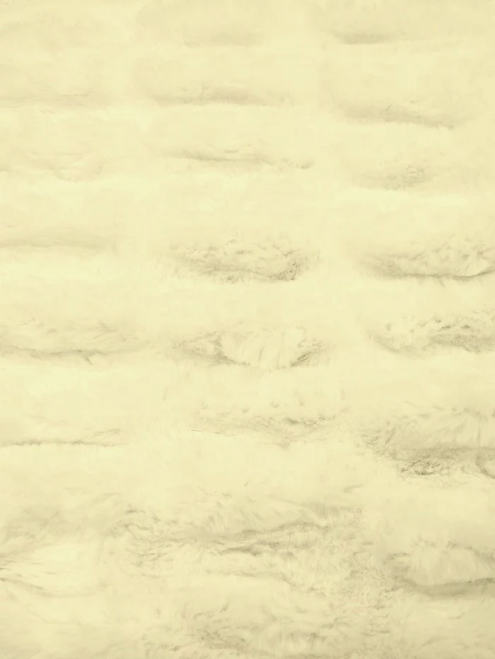 French Stretch Minky Fabric - Ivory