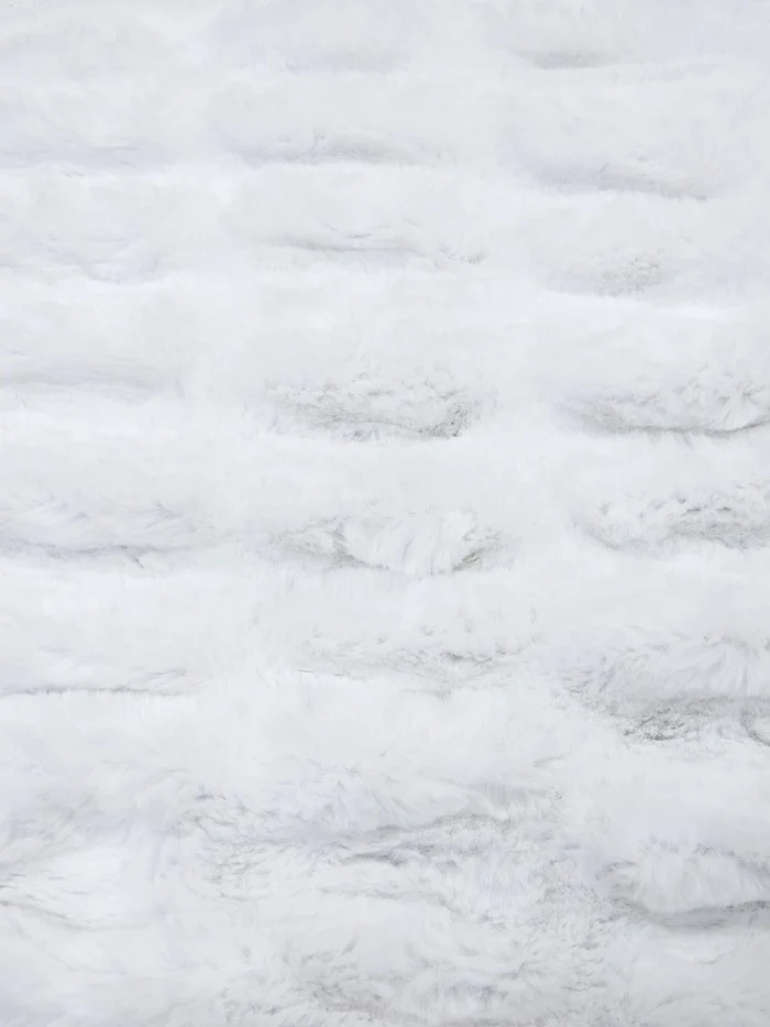French Stretch Minky Fabric - White