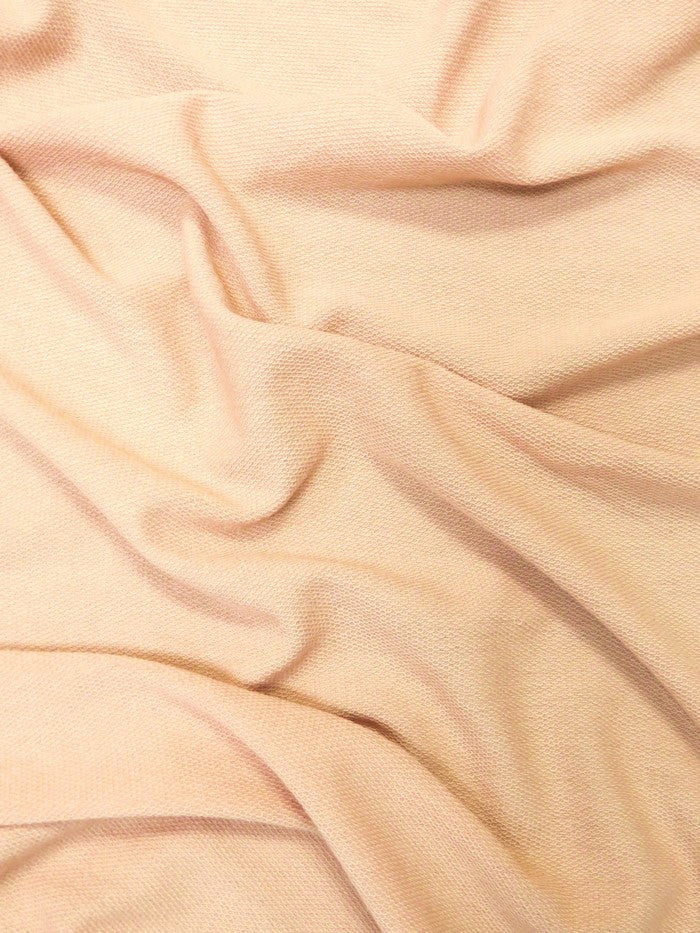 French Terry Polyester Rayon Spandex Fabric / Dusty Rose / Sold By The Yard Closeout!!! - Image 2