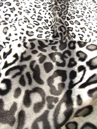 Gold Velboa Leopard Animal Short Pile Fabric / By The Roll - 50 Yards - Image 2