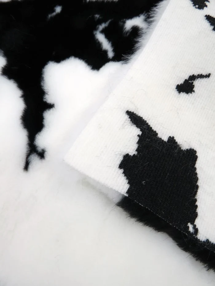 Half Shag Faux Fur Fabric (Cow) (Knit Backing) / 15 Yard Bolt - Image 14