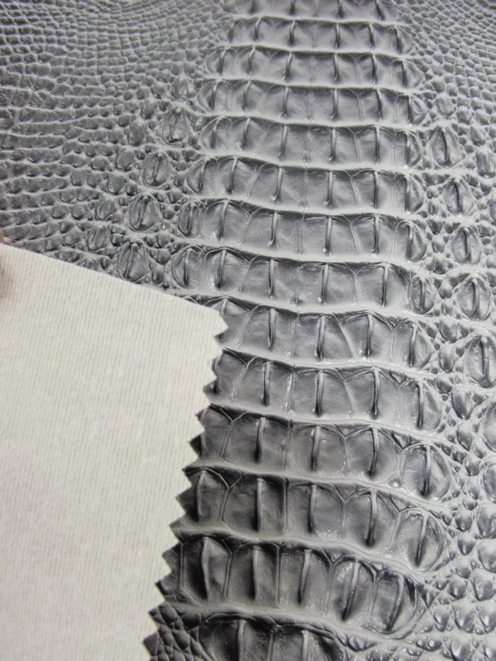Hydra Gator 3D Embossed Vinyl Fabric / Passion Purple / By The Roll - 30 Yards - Image 4