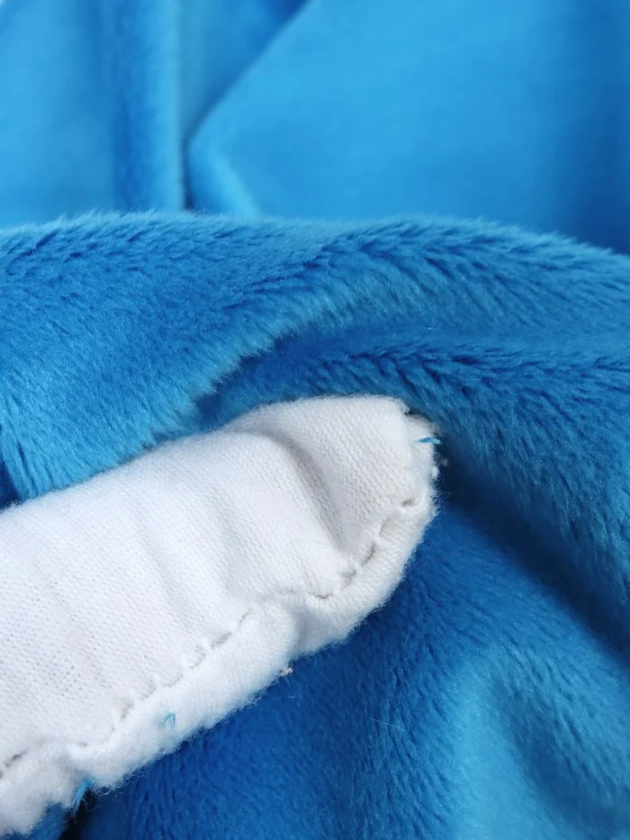 Ivory Minky Solid Baby Soft Fabric - Image 3