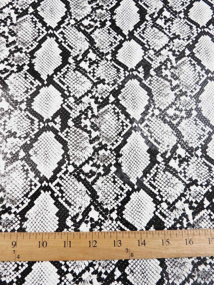 Kiss Fuchsia / Calico Python Snake Vinyl Fabric - Image 4