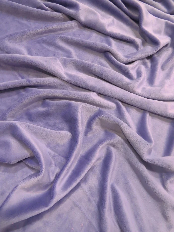Lilac Minky Solid Baby Soft Fabric (Second Quality Goods)