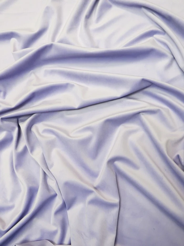 Matte Butter Velvet Drapery Upholstery Fabric / Teal / Sold By The Yard - Image 2
