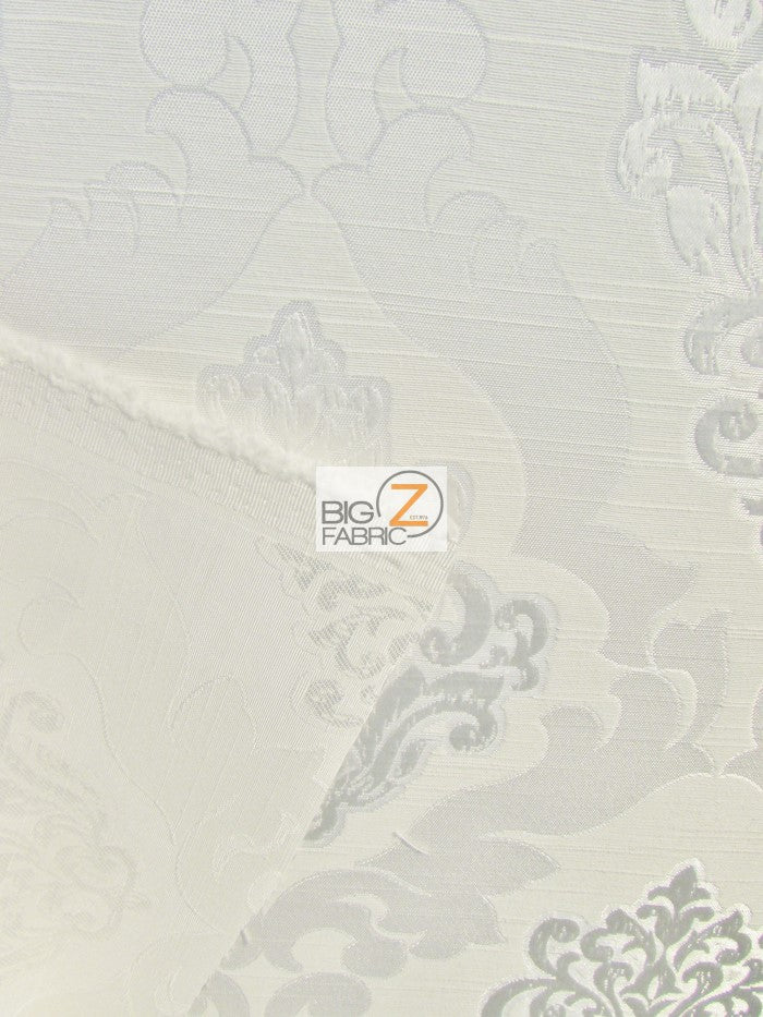 Medieval 2 Tone Damask Upholstery Fabric / Linen / Sold By The Yard - Image 3