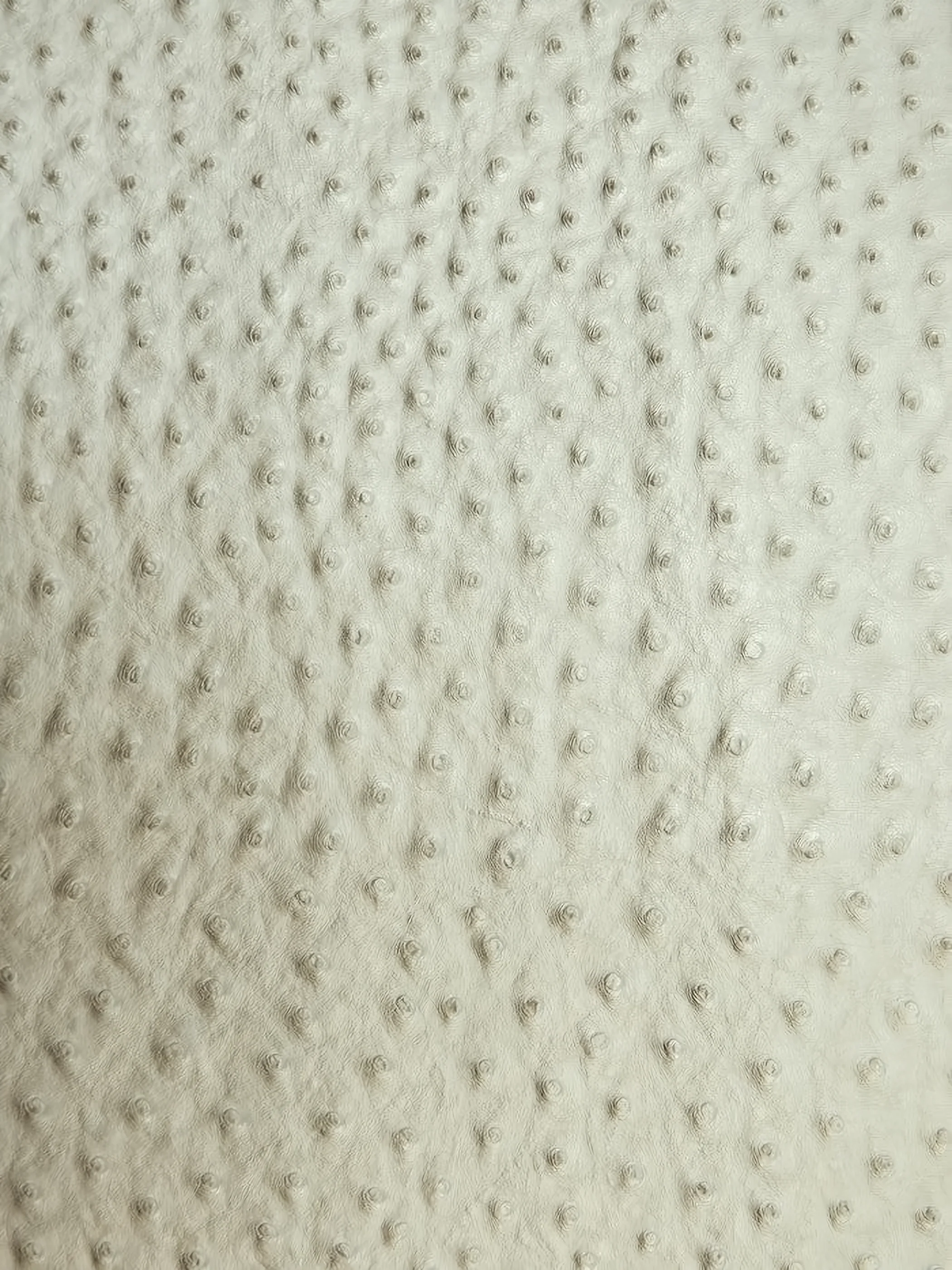 Metallic Pearl Classic Ostrich Upholstery Vinyl Fabric / Sold By The Yard