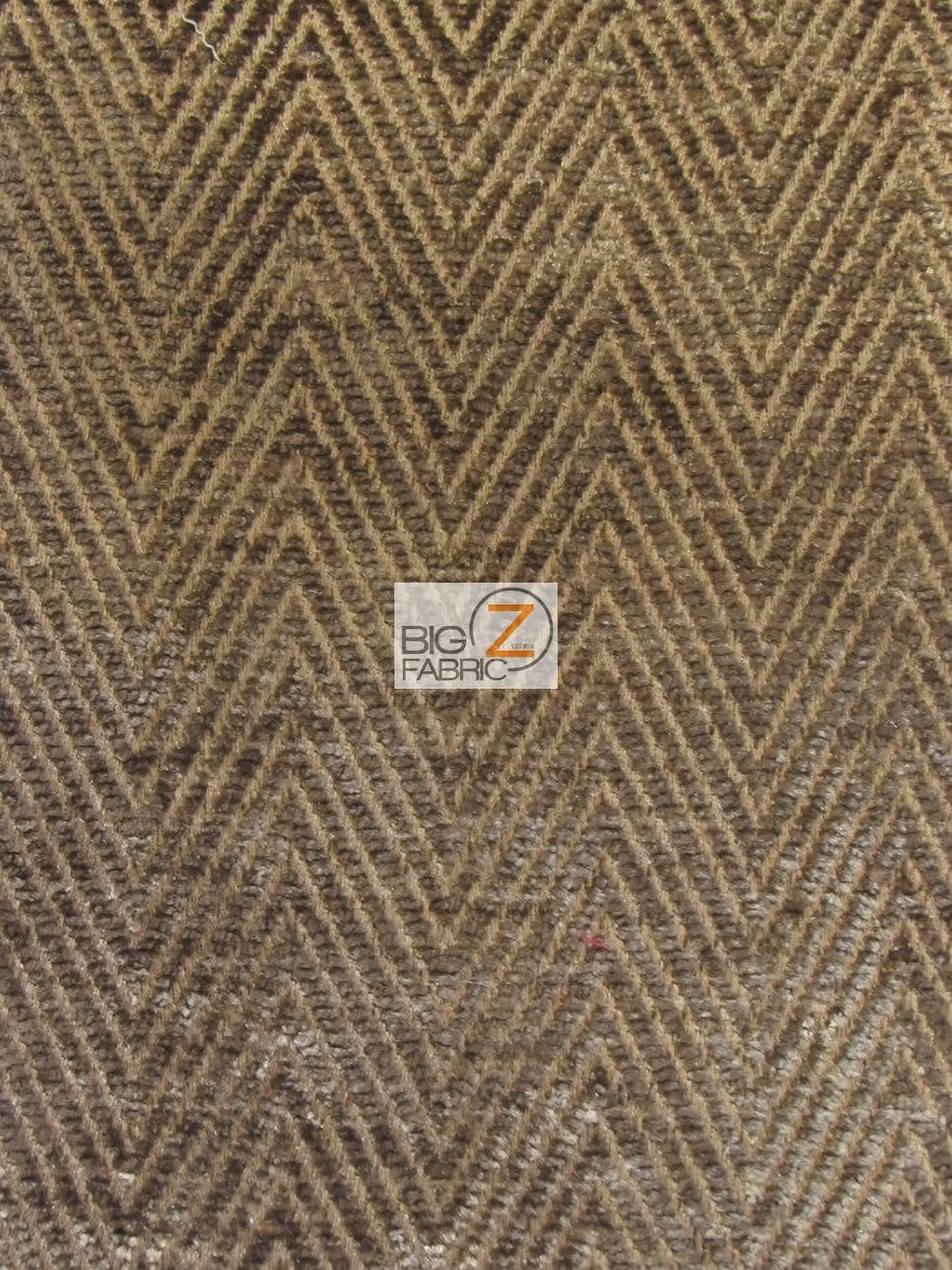 Mini Chevron Upholstery Fabric / Desert / Sold By The Yard